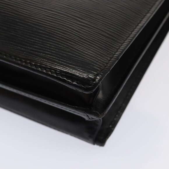 Authentic LOUIS VUITTON Epi Angian Shoulder Bag 2way Black M52112 LV - Picture 7 of 16